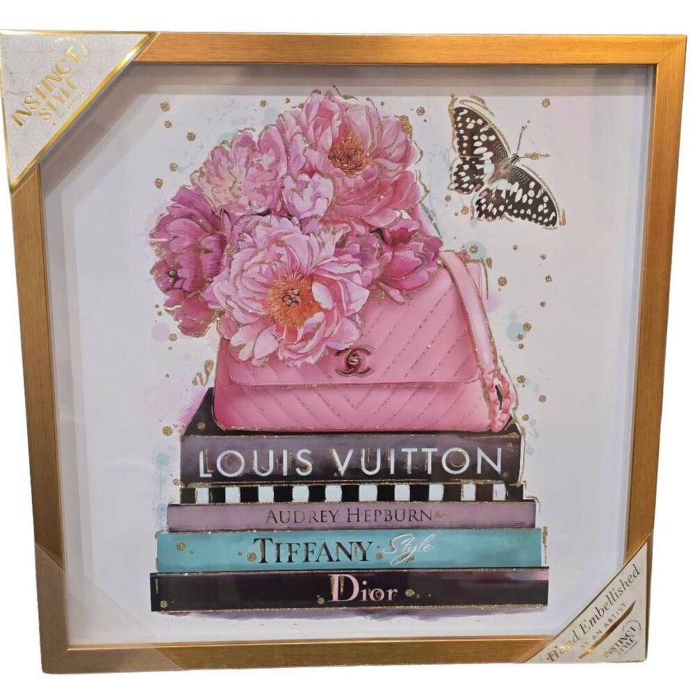 Instinct Style Treasured Handbag Fashion Framed Wall Art